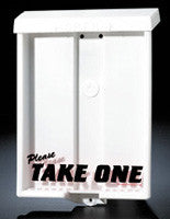 Flyer Box  - Choose Post Mounted in White/"Classy" Black OR a White Stand Alone (Add-On to your install)